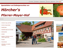 Tablet Screenshot of hoerchers-bauernhof.de